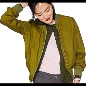 J. Crew Mercantile Olive Bomber Jacket